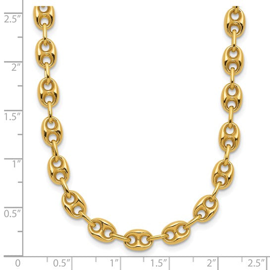 Herco 18K Polished Anchor Link Necklaces