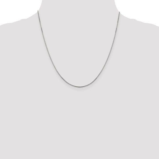 10k White Gold .9mm Box Chain