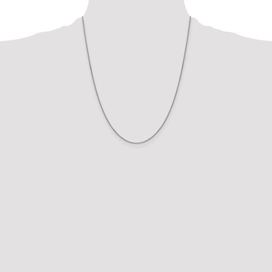 10k White Gold .8mm Box Chain