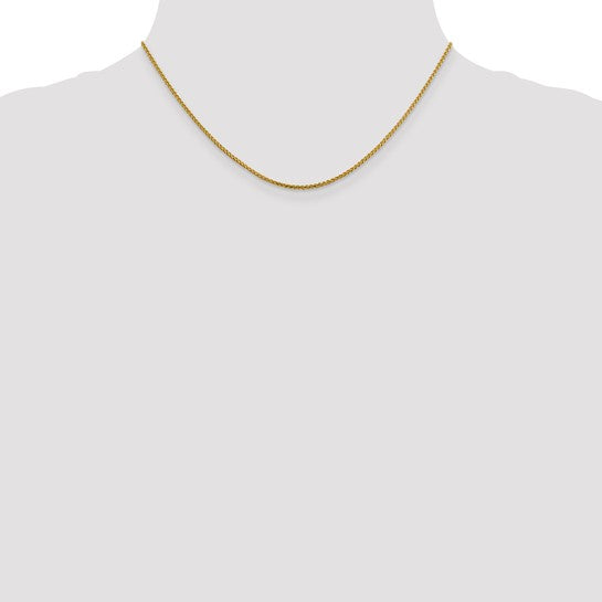 14K 1.4mm D/C Open Franco Chain