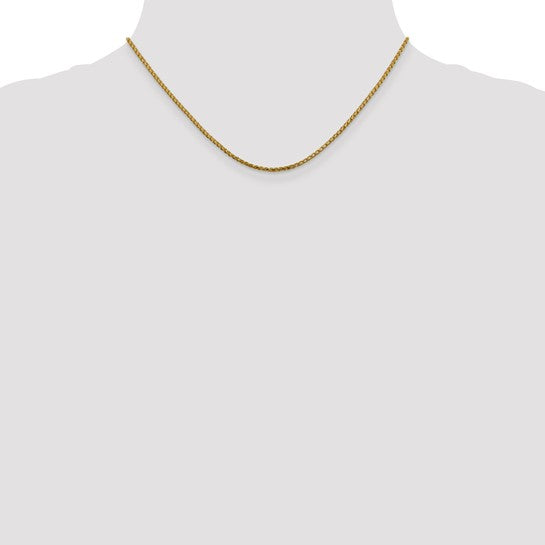 14K 1.6mm D/C Open Franco Chain