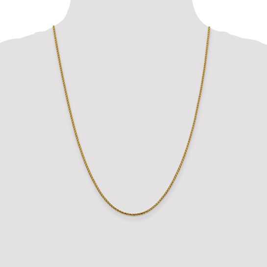 14K 1.6mm D/C Open Franco Chain