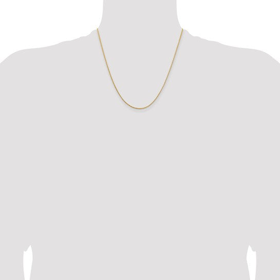 14K 1.15mm D/C Open Franco Chain