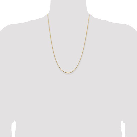 14K 1.15mm D/C Open Franco Chain