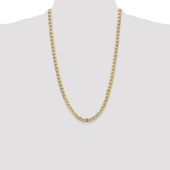 Gold 10k & 14k Semi-solid Anchor Chain
