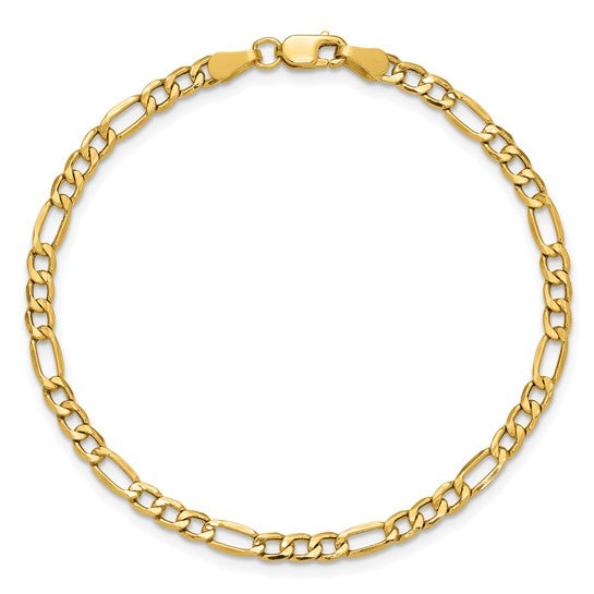 GOLD(10K & 14K) Semi-Gold Figaro Chain
