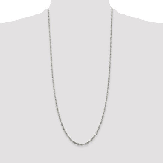 Sterling Silver Singapore Chain
