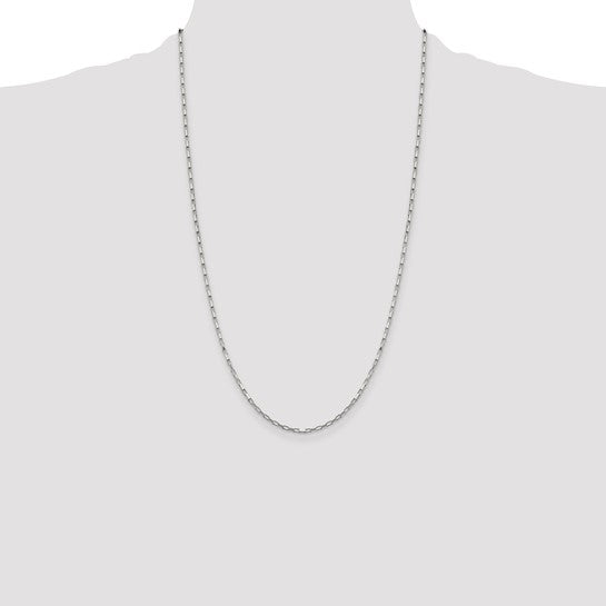 Sterling Silver Elongated Box Chain