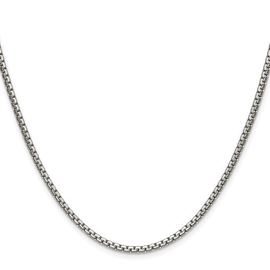 Chisel Stainless Octagonal Box Chain