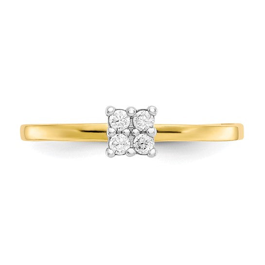10k CZ Promise Ring