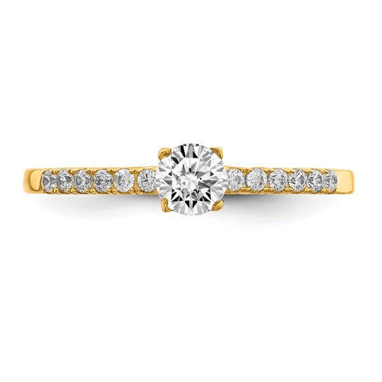 10K CZ Fancy Ring