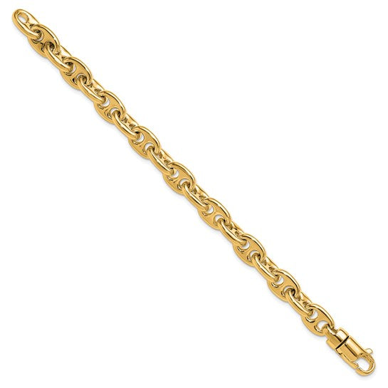 Herco Gold Solid Customizable Anchor Link Chain