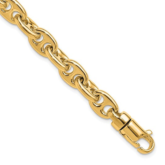 Herco Gold Solid Customizable Anchor Link Chain