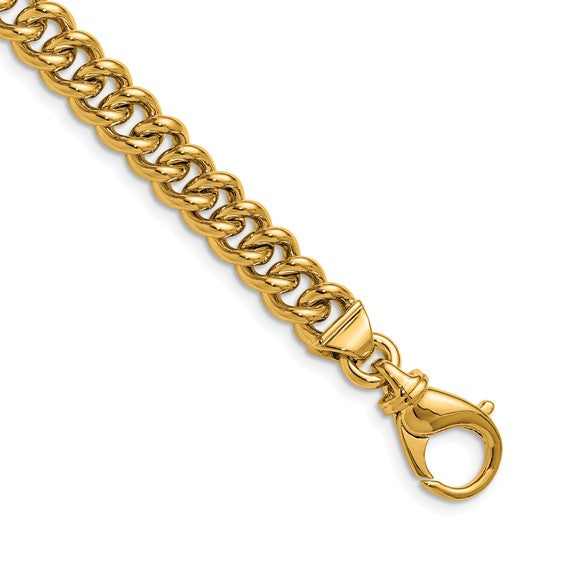 Herco  Gold  Solid Customizable Curb link Chain