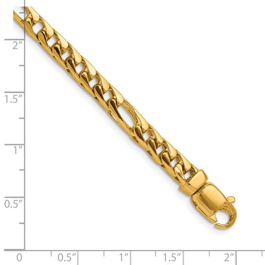 Herco Solid 14K Gold Figaro Franco Chain – Customizable