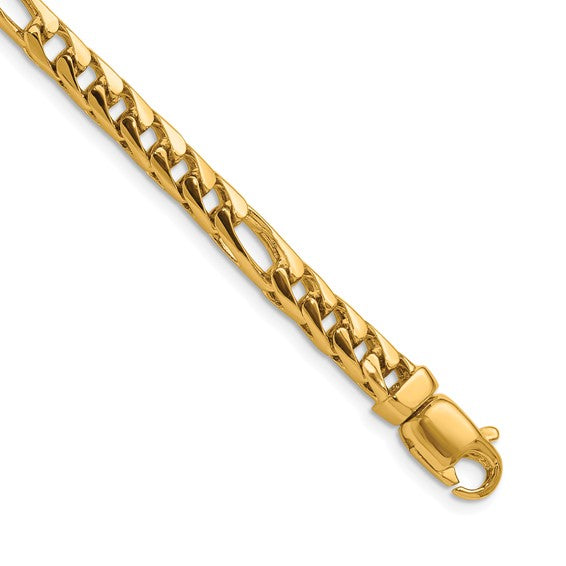 Herco Solid 14K Gold Figaro Franco Chain – Customizable