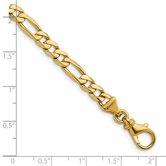 Herco 14K Polished Solid 5.8mm Figaro 18 Inch Chain