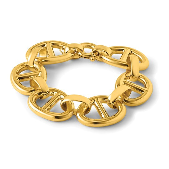 Herco 14K Polished 18.7mm Anchor Link 7.25 Inch Bracelet