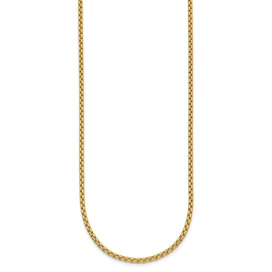 Herco Gold Solid Round Box Chain