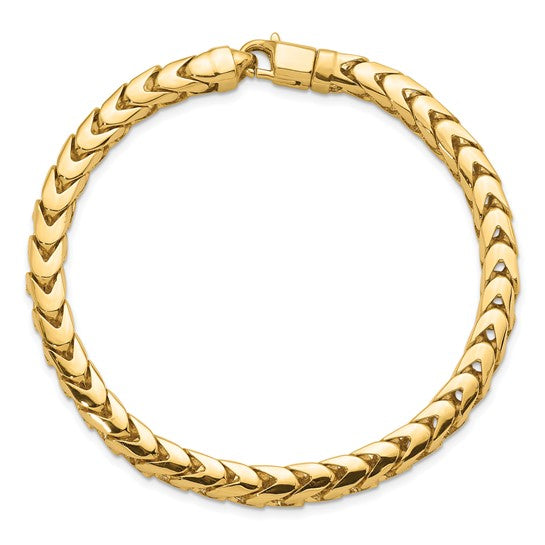 Herco Solid 14K Gold Customizable Franco Link Chain