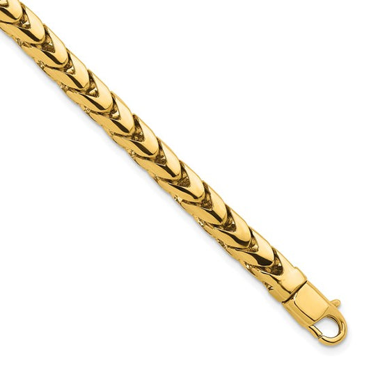 Herco Solid 14K Gold Customizable Franco Link Chain