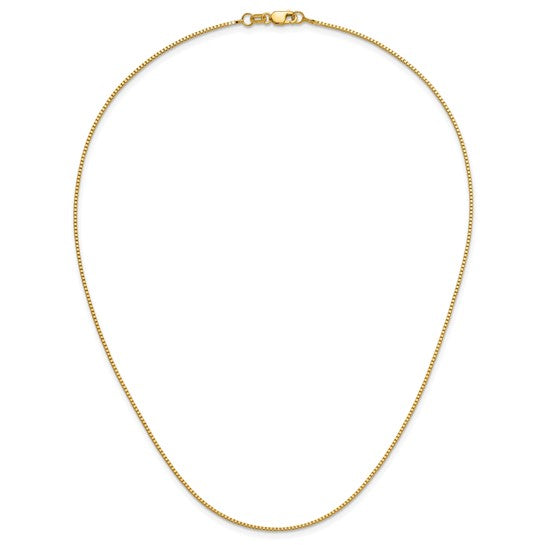 14K .9mm Box Chain