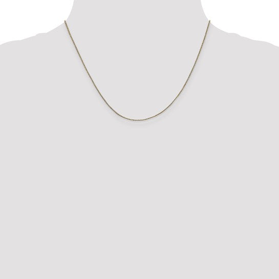 14k.7mm Box with Lobster Clasp Chain