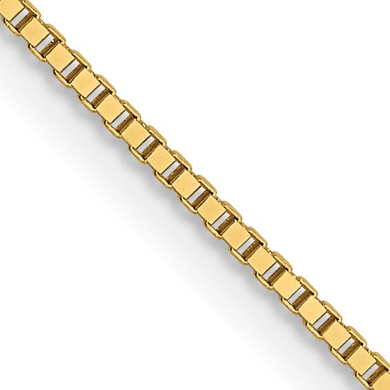 14k.7mm Box with Lobster Clasp Chain