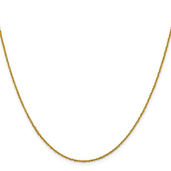 10k 1.3 mm Singapore Chain