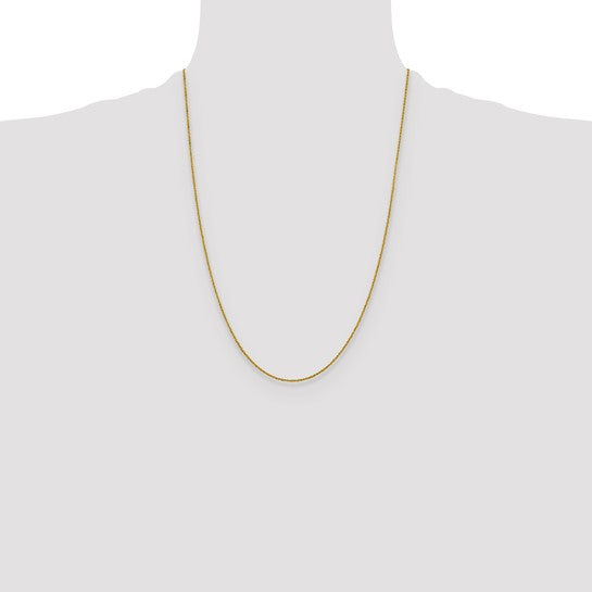 14K 1mm Sparkle Singapore Chain
