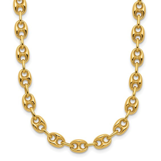 Herco 18K Polished Anchor Link Necklaces