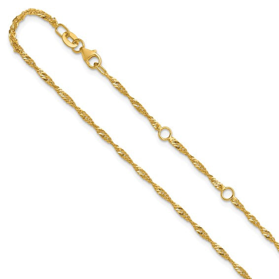 Herco Gold Adjustable Singapore chain