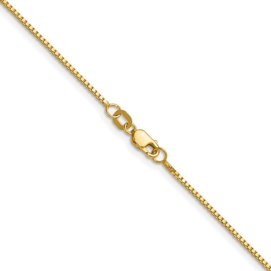 14K 1mm Box Chain