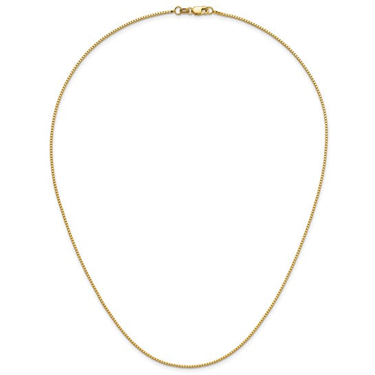 14K 1mm Box Chain
