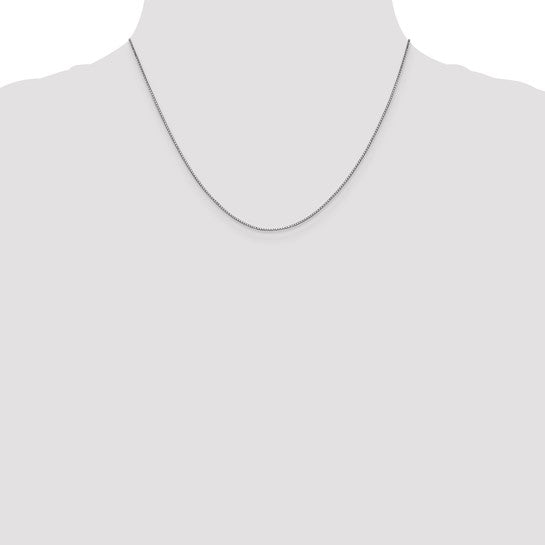 10K White Gold .8mm Box Chain