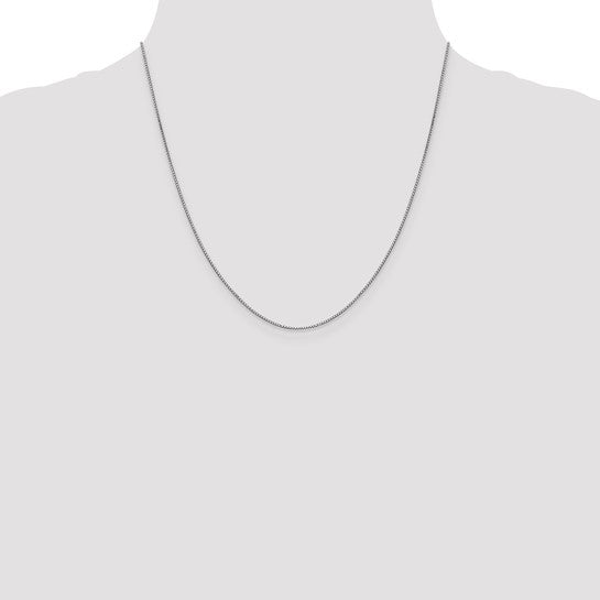 10K White Gold .8mm Box Chain