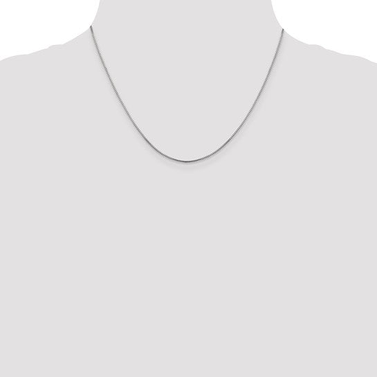 10K White Gold .7mm Box Chain