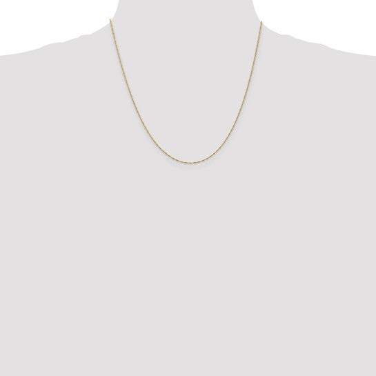 10k 1mm Singapore Chain