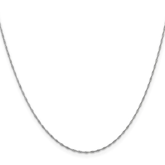 10k WG 1mm Singapore Chain