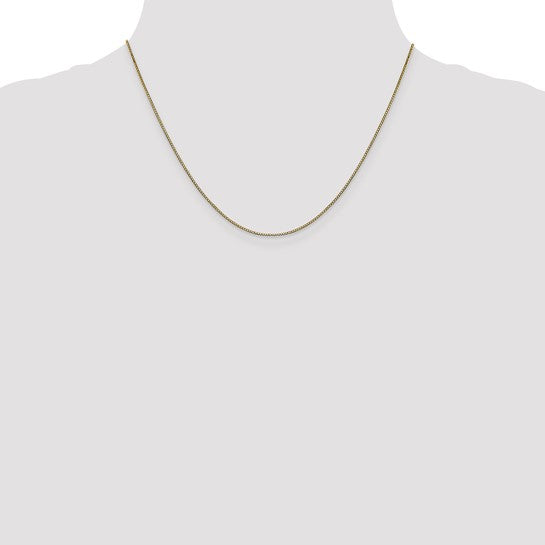 14K 1.3mm Box Chain Style