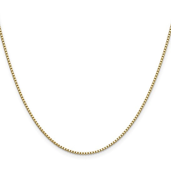 14K 1.10mm Box Chain