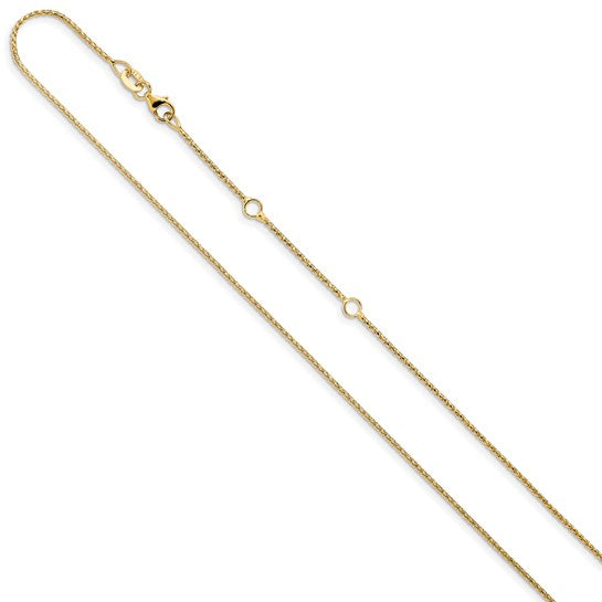 Diamond-Cut Adjustable Franco Chain (10K & 14K)