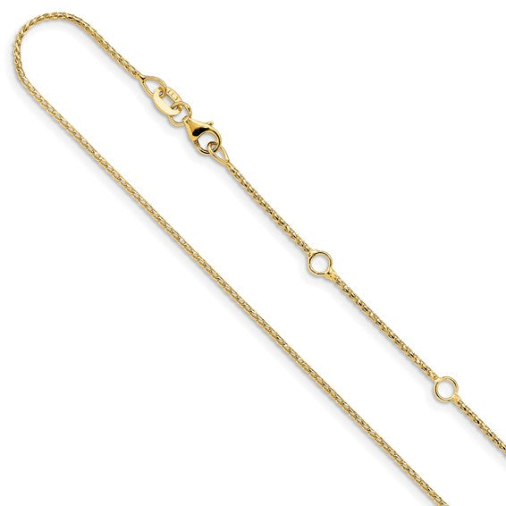 Diamond-Cut Adjustable Franco Chain (10K & 14K)