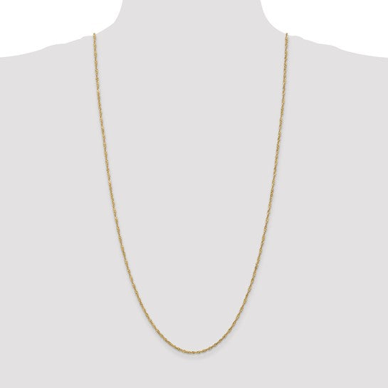 Leslie's 14K 1.6mm Singapore Chain