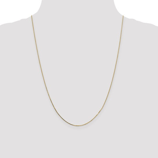 14K 1.10mm Box Chain
