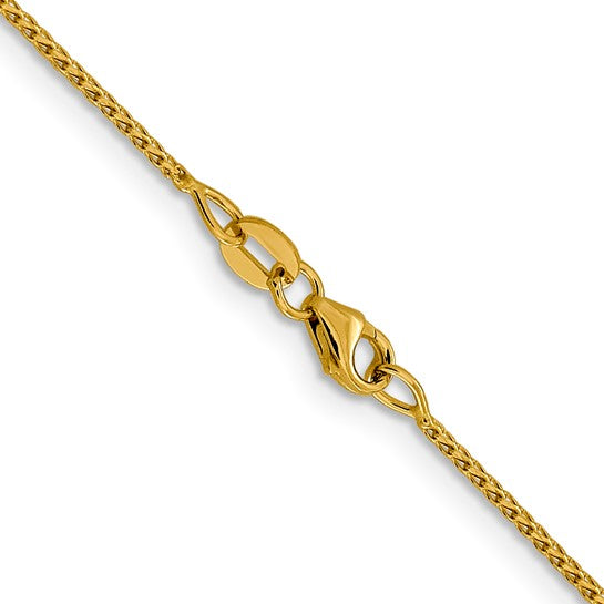 14K 1mm D/C Open Franco Chain