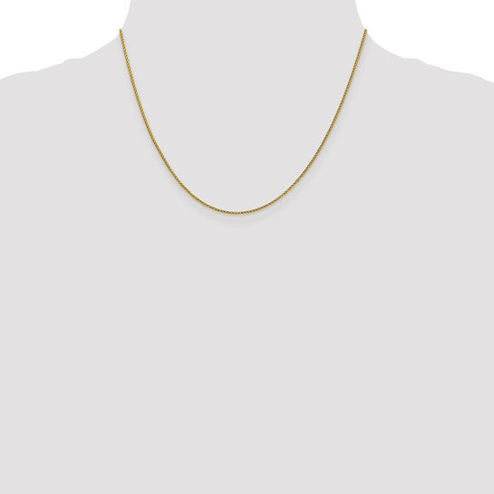 14K 1mm D/C Open Franco Chain