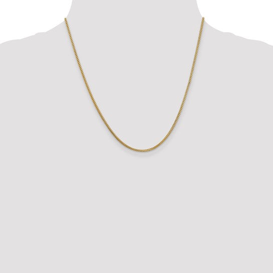 14K 1.25mm Franco Chain