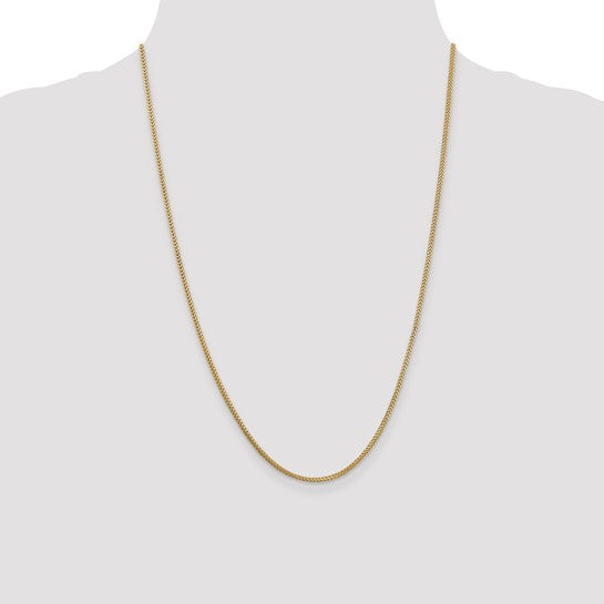 14K 1.25mm Franco Chain