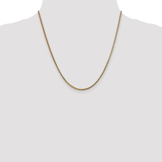 14K 1.5mm Franco Chain